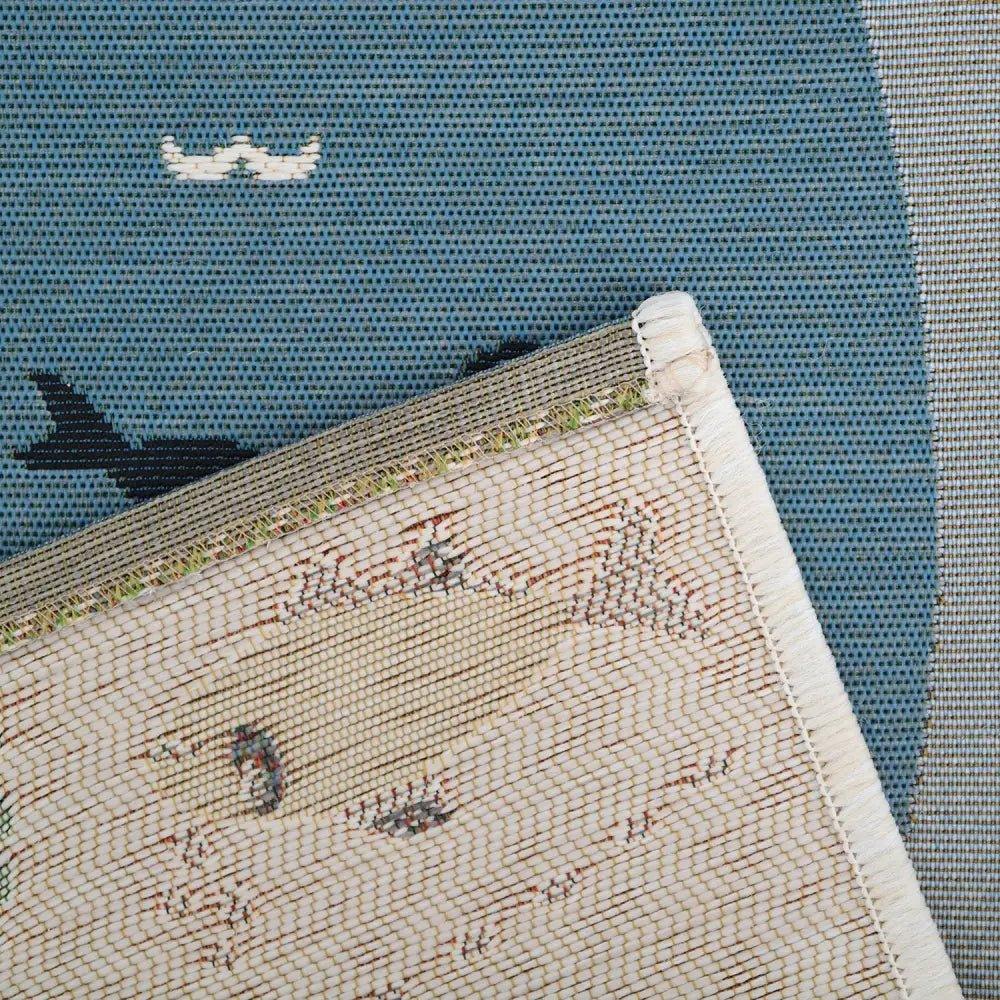 PLAYRUG LITTLE DEEP BLUE Alfombra Infantil 123x80