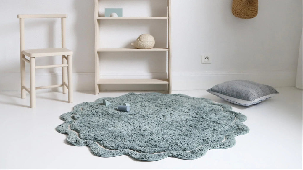 Alfombra lavable Infantil 110 cm SWEET APRIL AQUA