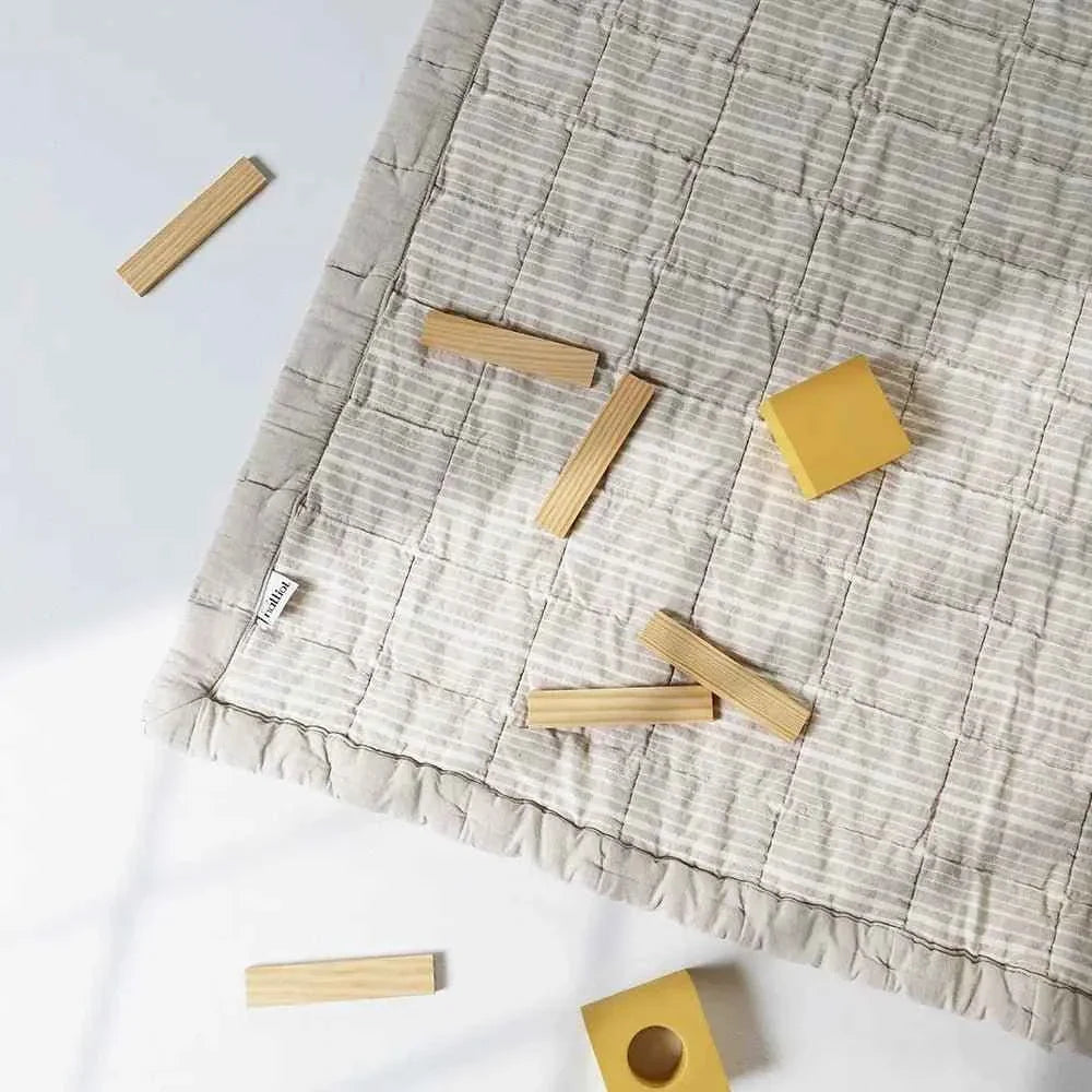 Alfombra de Descanso para bebé reversible ANNA SABLE LAVE 100 x 87 cm