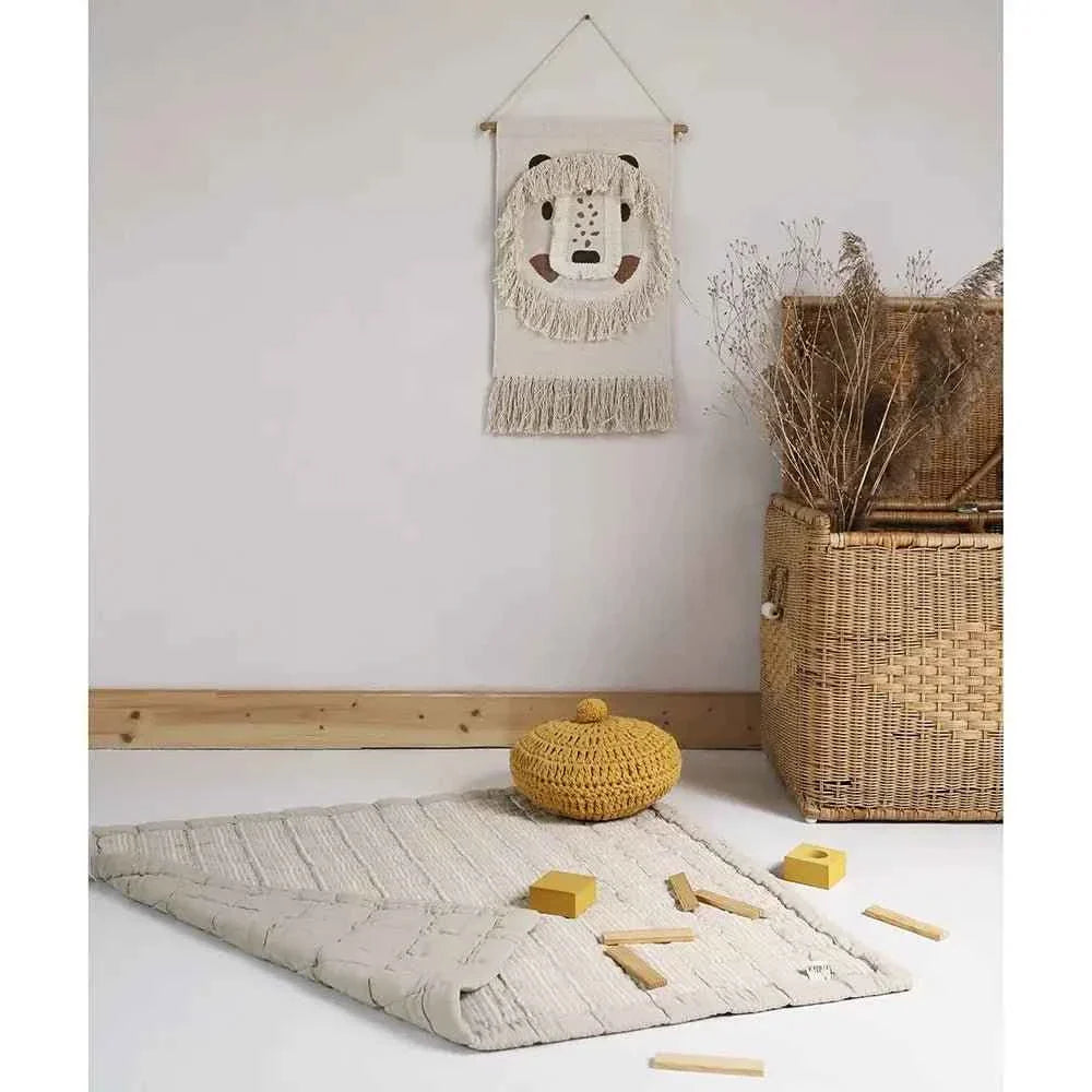 Alfombra de Descanso para bebé reversible ANNA SABLE LAVE 100 x 87 cm