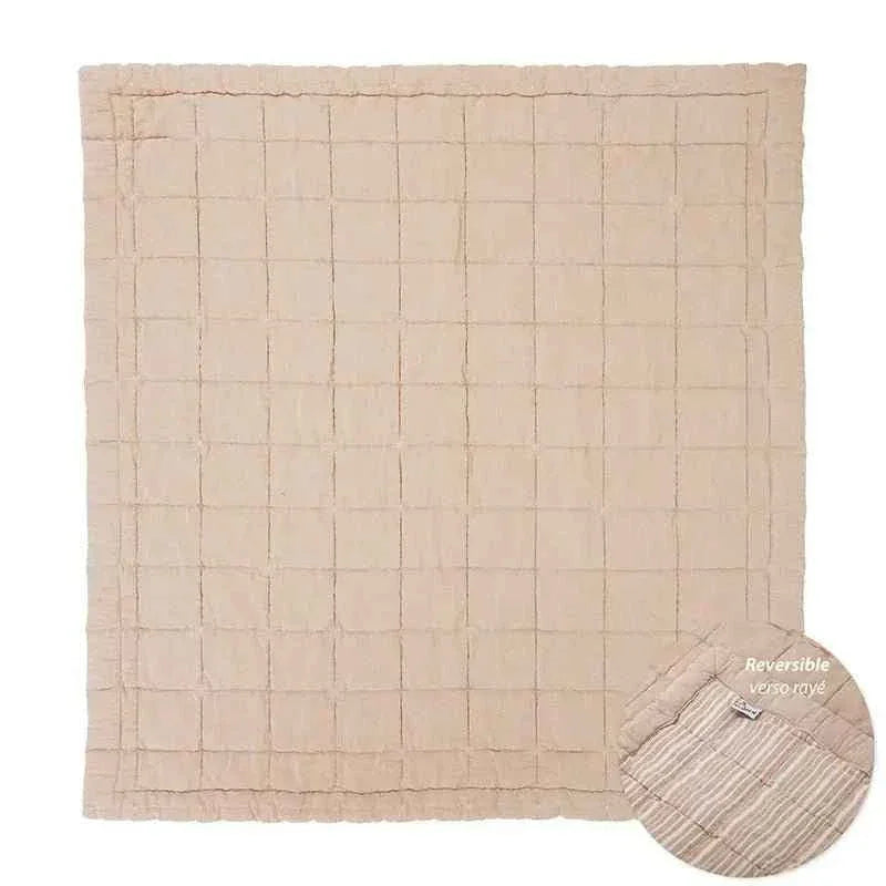 Alfombra de Descanso para bebé reversible Anna Terracotta 100 x 87 cm