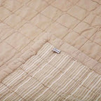 Alfombra de Descanso para bebé reversible Anna Terracotta 100 x 87 cm
