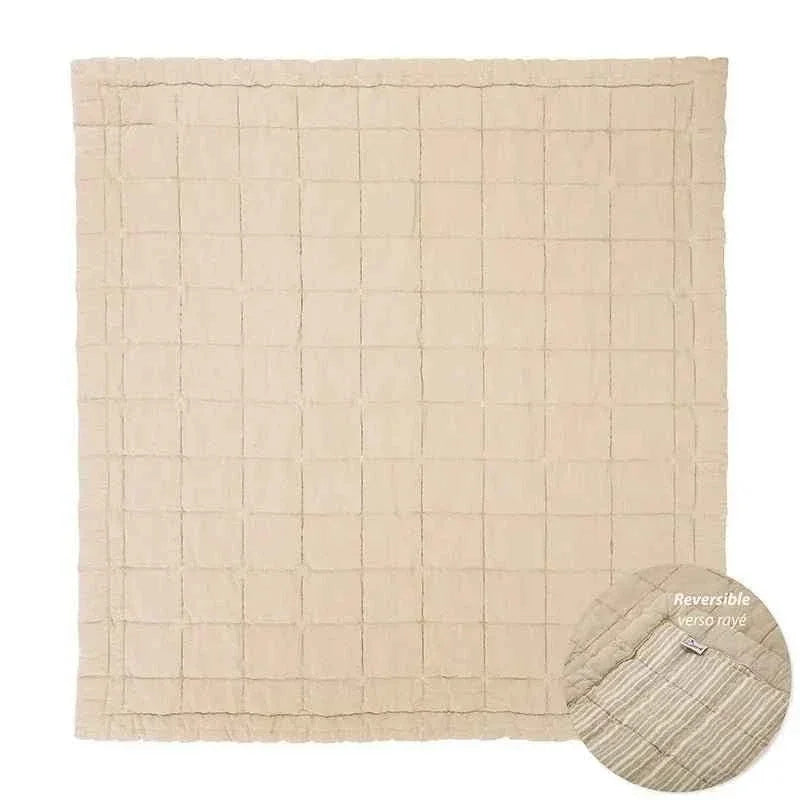Alfombra de Descanso para bebé reversible CARAMEL LAVE 100 x 87 cm