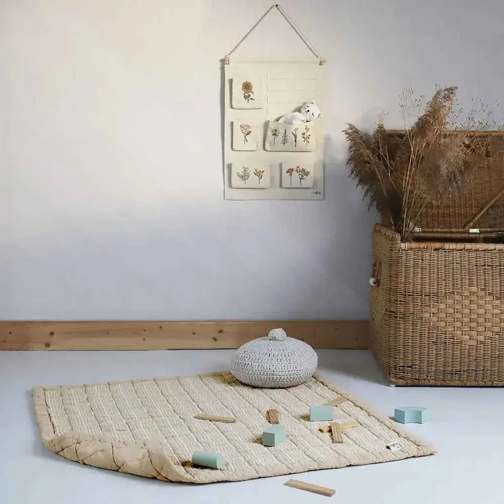 Alfombra de Descanso para bebé reversible CARAMEL LAVE 100 x 87 cm