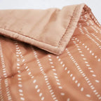 Alfombra bebe de juegos infantil algodón estampada bohème NEPO TERRACOTTA 100x100