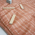 Alfombra de juegos infantil de algodón estampada estilo bohemio NEPO TERRACOTA 100x100