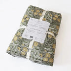 Alfombra bebe de juegos infantil algodón estampada fleurs FIDELIA 100x100