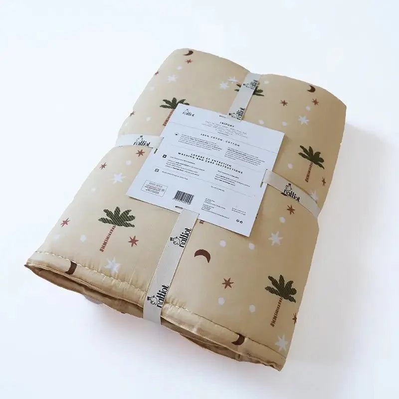 Alfombra de descanso impresa con palmeras JAIPURY 100x100