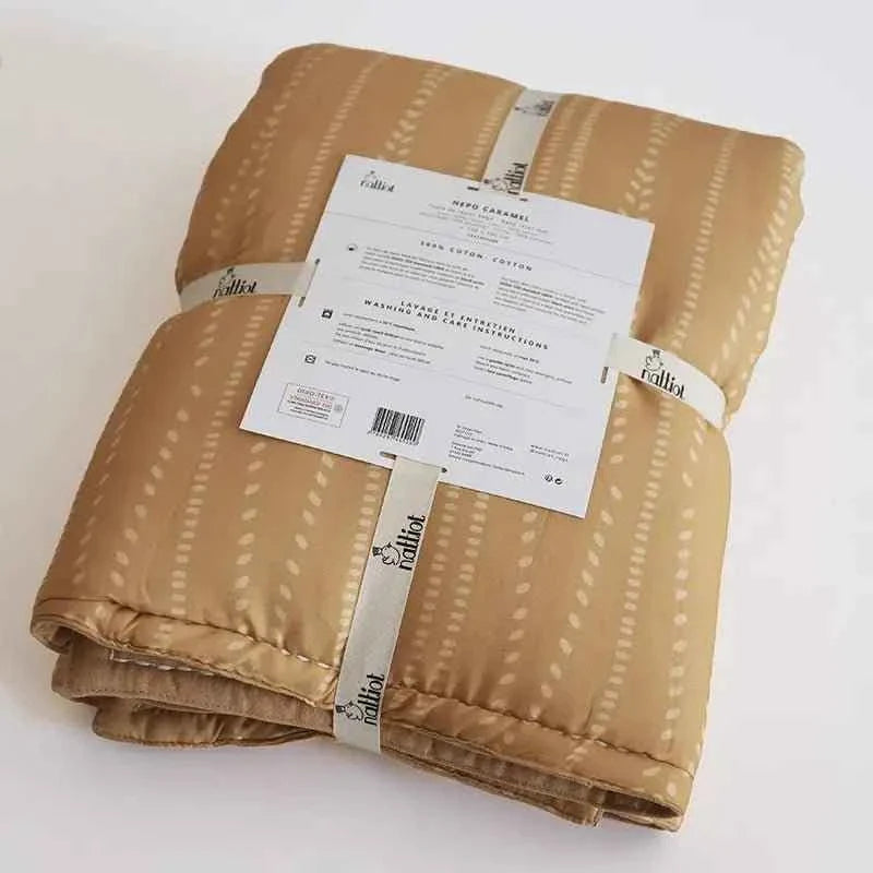 Alfombra multiusos de algodón para bebé Mostaza