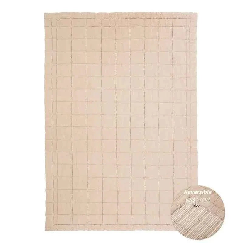 Alfombra de Descanso para bebé reversible ANNA TERRACOTA 100 x 140 cm