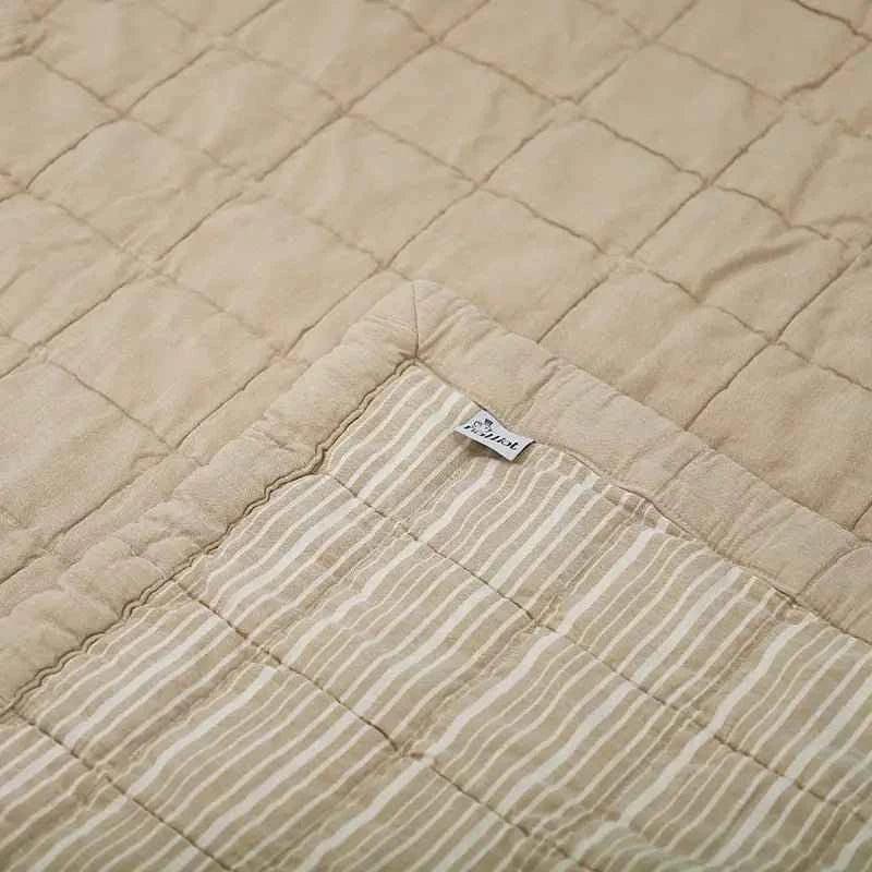 Alfombra de Descanso para bebé reversible CARAMEL LAVE 100 x 140 cm