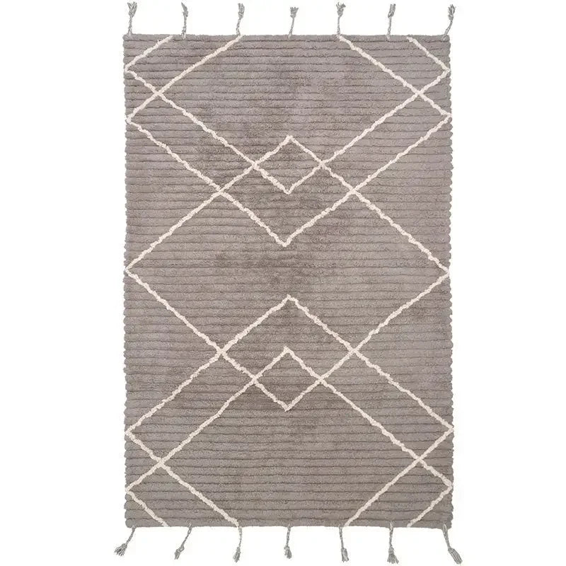 Alfombra lavable de algodón LÄSSA Stone S 100x150