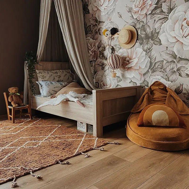 Alfombra infantil de algodón lavable LÄSSA TOFFEE S