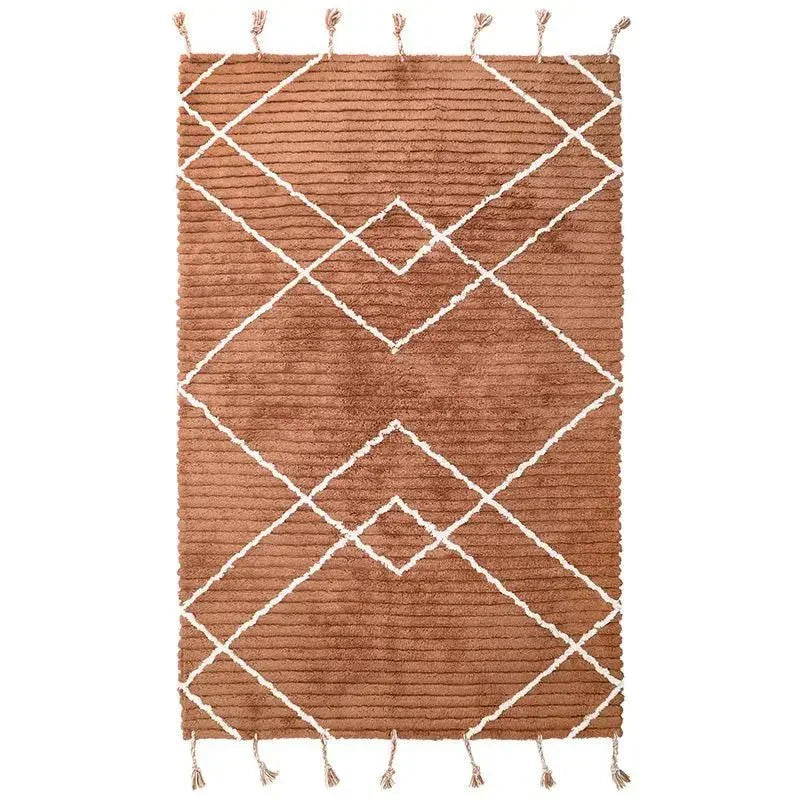 Alfombra infantil de algodón lavable LÄSSA TOFFEE S