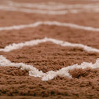 Alfombra infantil de algodón lavable LÄSSA TOFFEE S