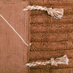 Alfombra infantil de algodón lavable LÄSSA TOFFEE S