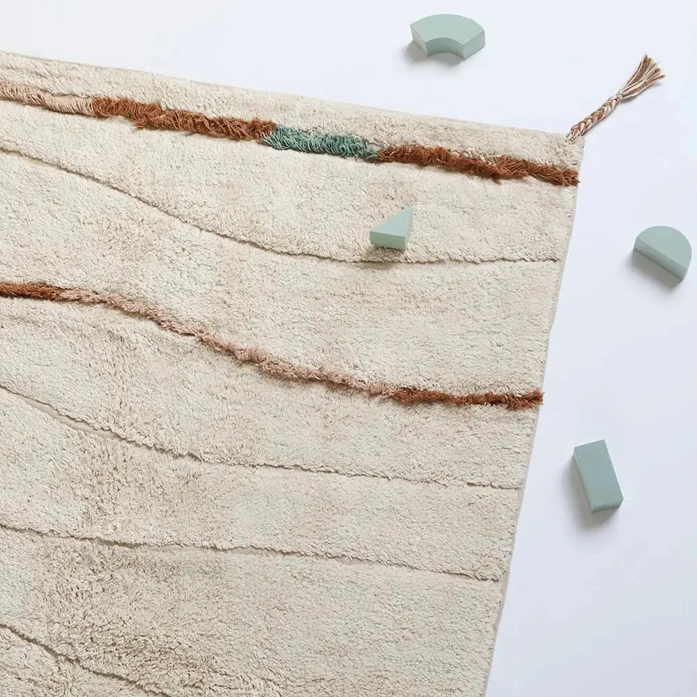 Alfombra infantil de algodón lavable SERENA 100x150