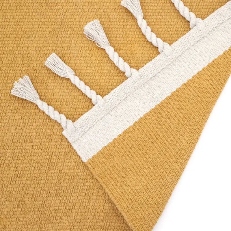 Alfombra infantil de algodón LISBOA MOUTARDE