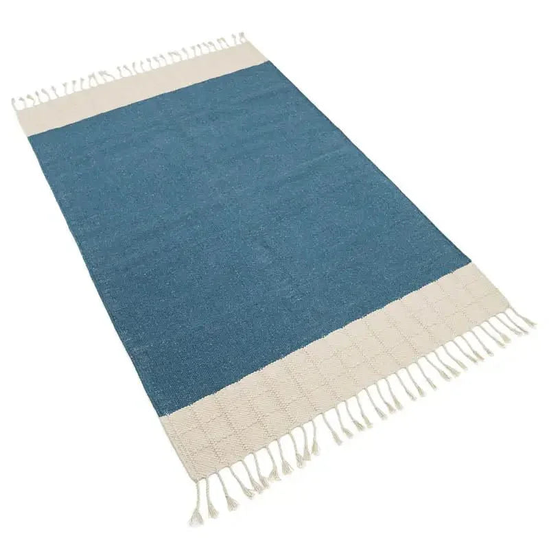 Alfombra infantil de algodón LUCIA BLEU