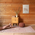 Alfombra infantil MALLORCA ROSE ARGILE