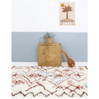 Alfombra de algodón lavable en lavadora berbère KARMEN 100x160