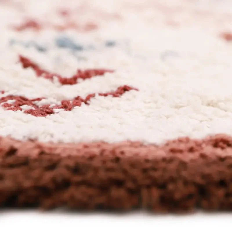 Alfombra de algodón lavable en lavadora berbère KARMEN 100x160