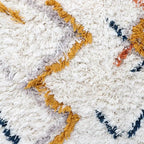 Alfombra infantil de algodón estilo berbère 100x160 lavable en máquina