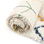 Alfombra infantil de algodón estilo berbère 100x160 lavable en máquina