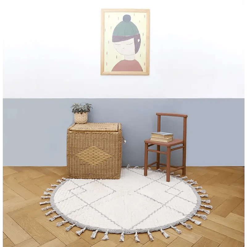 Alfombra infantil CÔME NATUREL GRIS 120cm