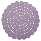 Alfombra infantil crochet ALMA MAUVE 120cm