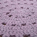 Alfombra infantil crochet ALMA MAUVE 120cm