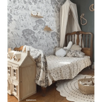 ALMA ECRU Alfombra Infantil de Ganchillo 120cm