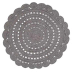 ALMA GRIS tapis enfant crochet 120cm