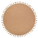 Alfombra de habitación infantil redonda pompones LISETTE 140cm