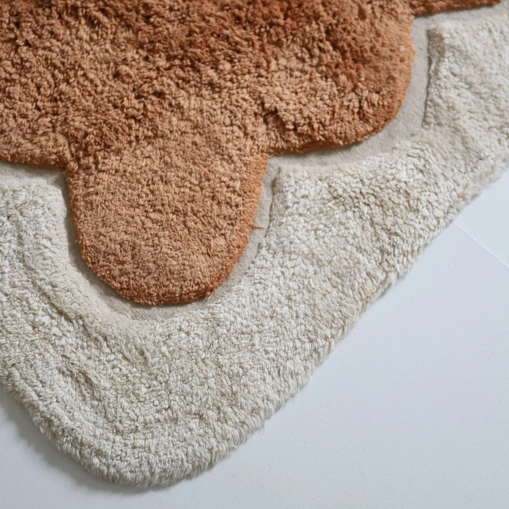 Alfombra infantil de diseño galleta Alfonsina "tostada" 100x150cm