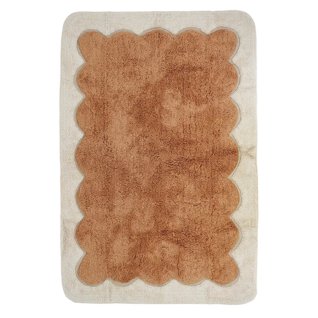 Alfombra infantil de diseño galleta Alfonsina "tostada" 100x150cm
