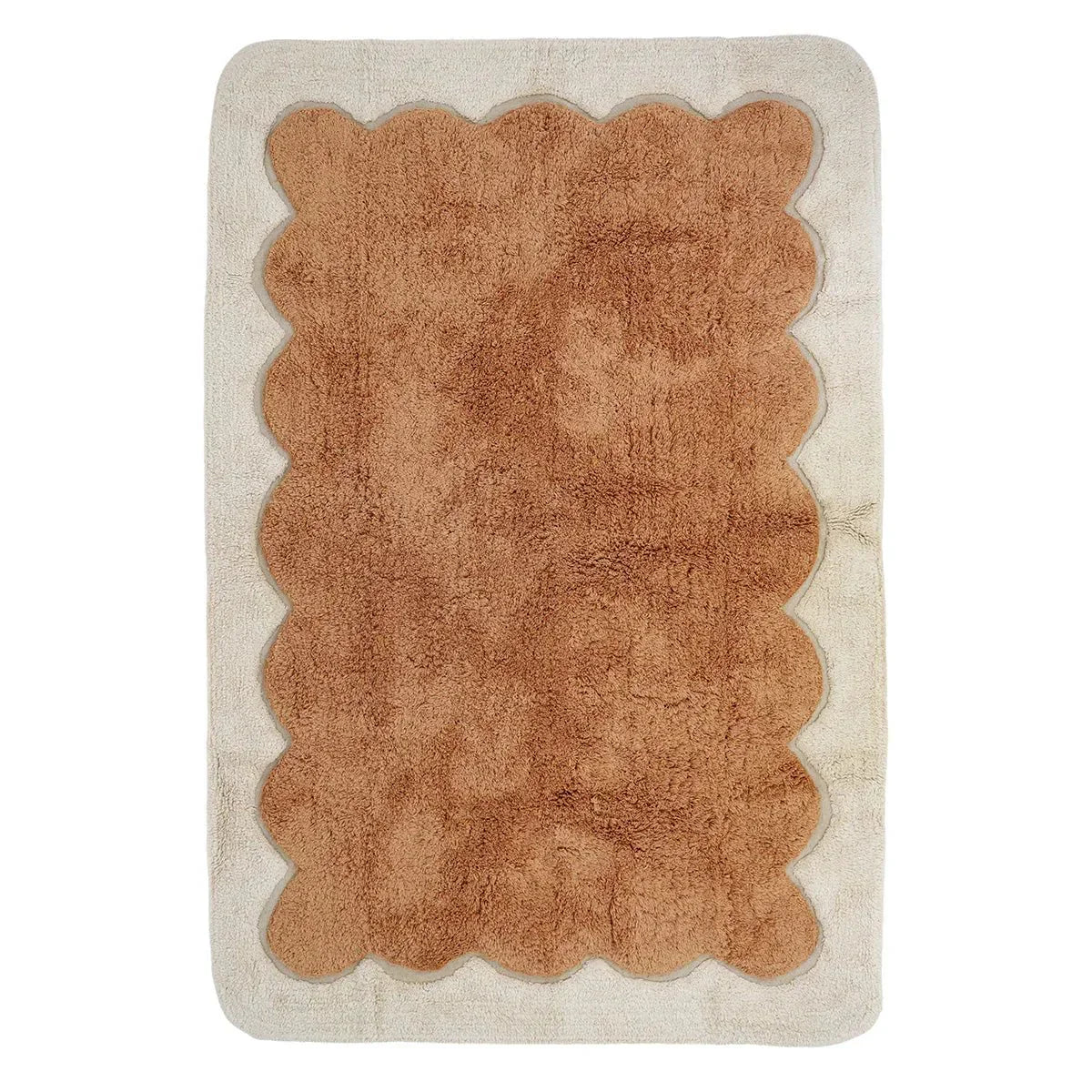 Alfombra infantil de diseño galleta Alfonsina "tostada" 100x150cm