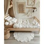 Alfombra Infantil Lavable Gabrielle Flor para el Juego y Decoración Infantil