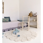 Alfombra Infantil Lavable Gabrielle Flor para el Juego y Decoración Infantil