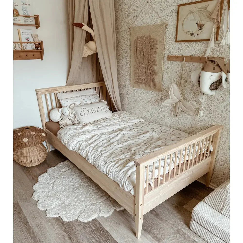 Alfombra Infantil Lavable Gabrielle Flor para el Juego y Decoración Infantil