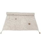 Alfombra infantil de algodón lavable con estampado de flores GENTLE FLORA Algodón Lavable en lavadora