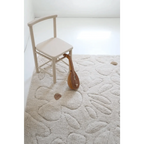 Alfombra infantil de algodón lavable con estampado de flores GENTLE FLORA Algodón Lavable en lavadora