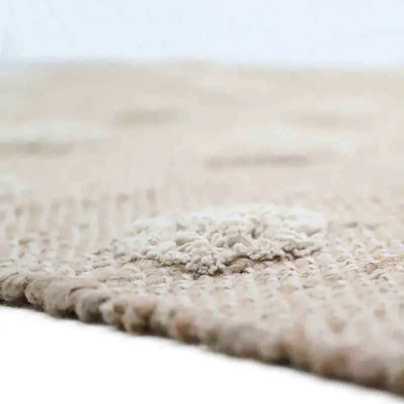 Alfombra de Jute y Algodón de puntos NOP
