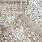 Alfombra de Jute y Algodón de puntos NOP