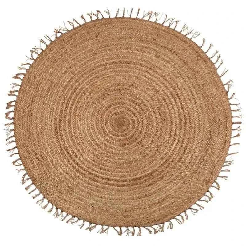 Alfombra redonda de Yute 140cm ABHA