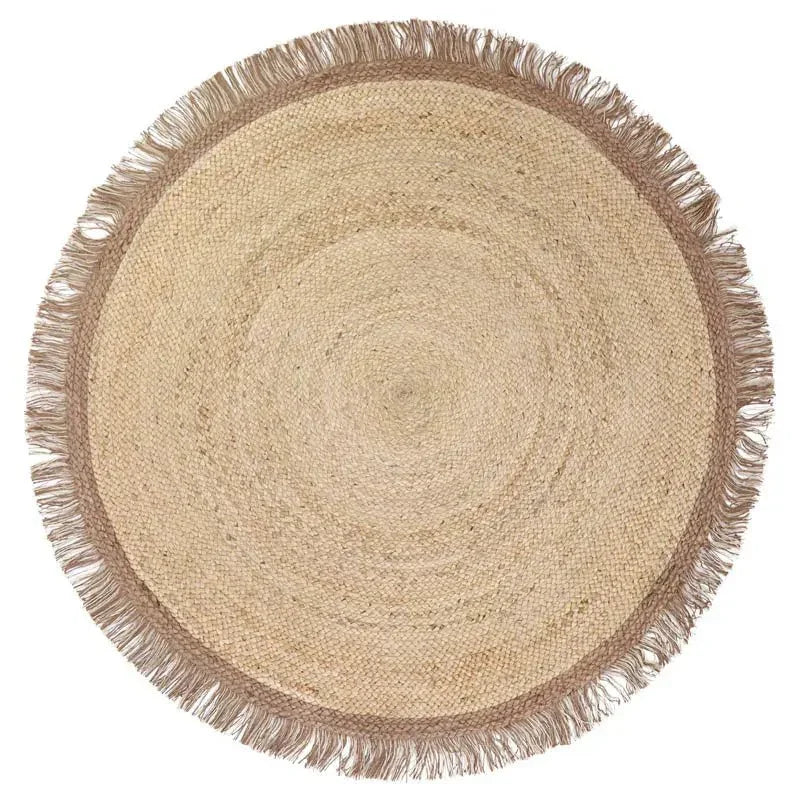 THAR Alfombra Infantil jute con pompones