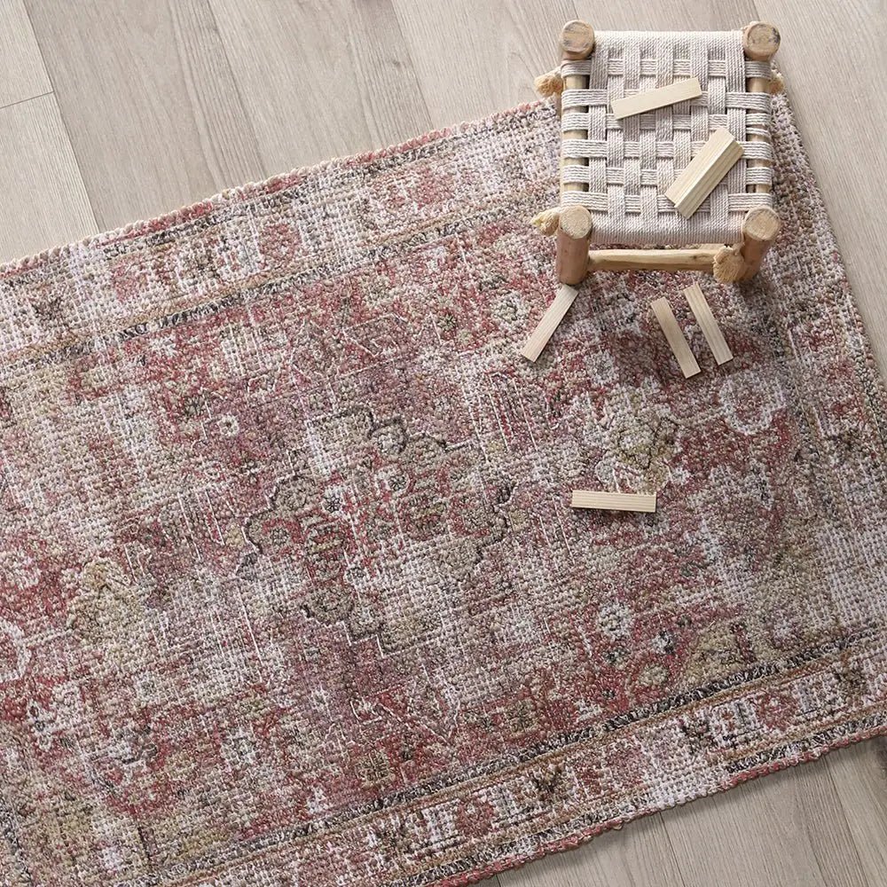 Alfombra de jute y algodón POOLA