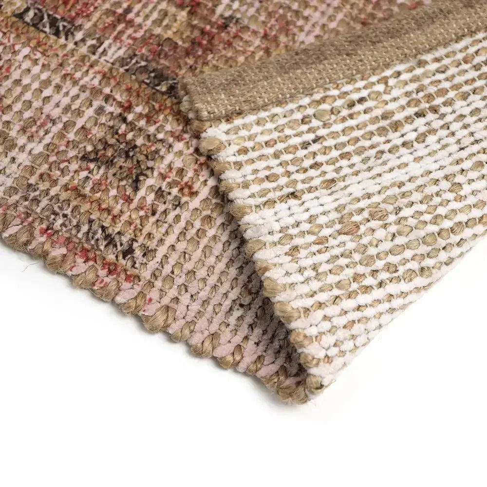 Alfombra de jute y algodón POOLA