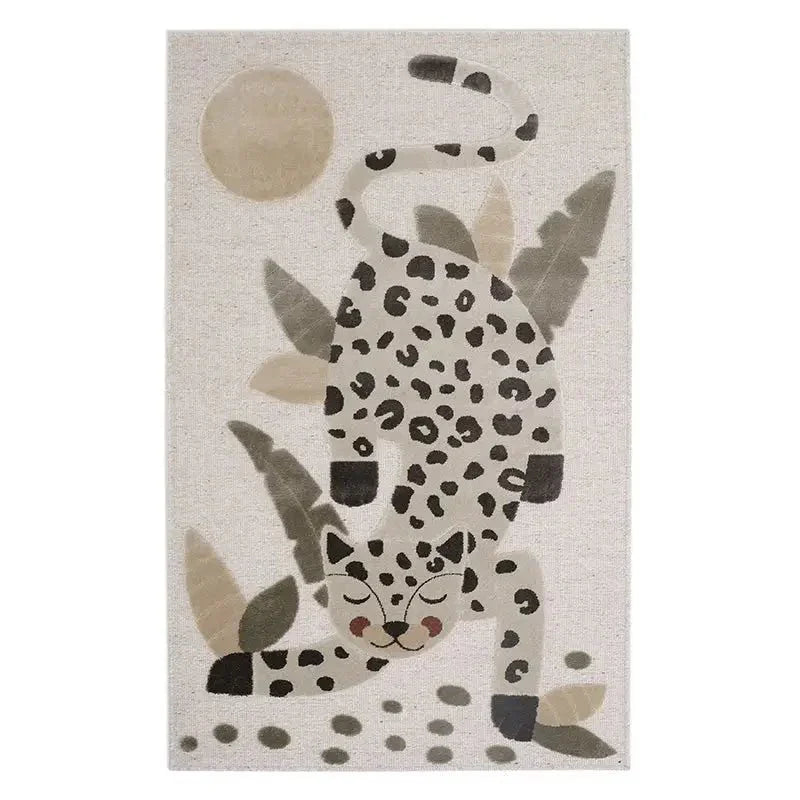 Alfombra infantil LITTLE JAGUAR IVOIRE 80x125