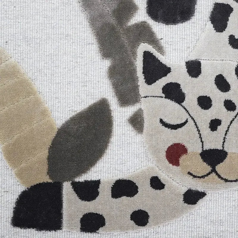 Alfombra infantil LITTLE JAGUAR IVOIRE 80x125